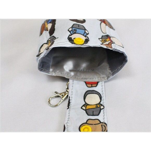 Chibi Star Trek Pouch Medical Inhaler Pager Case with Belt Clip - Picture 4 of 4